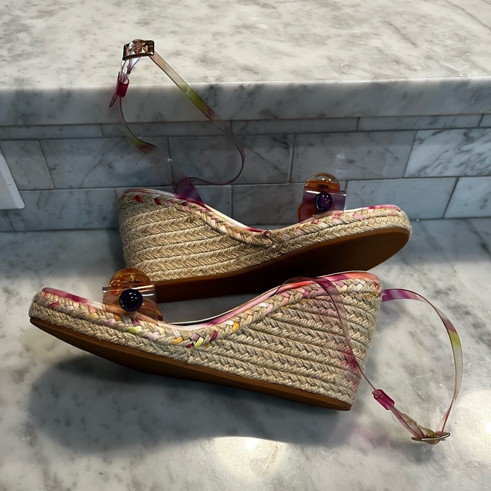 Betsey Johnson Rope Wedge “Elli” Sandals; Size 5 - Picture 2 of 13